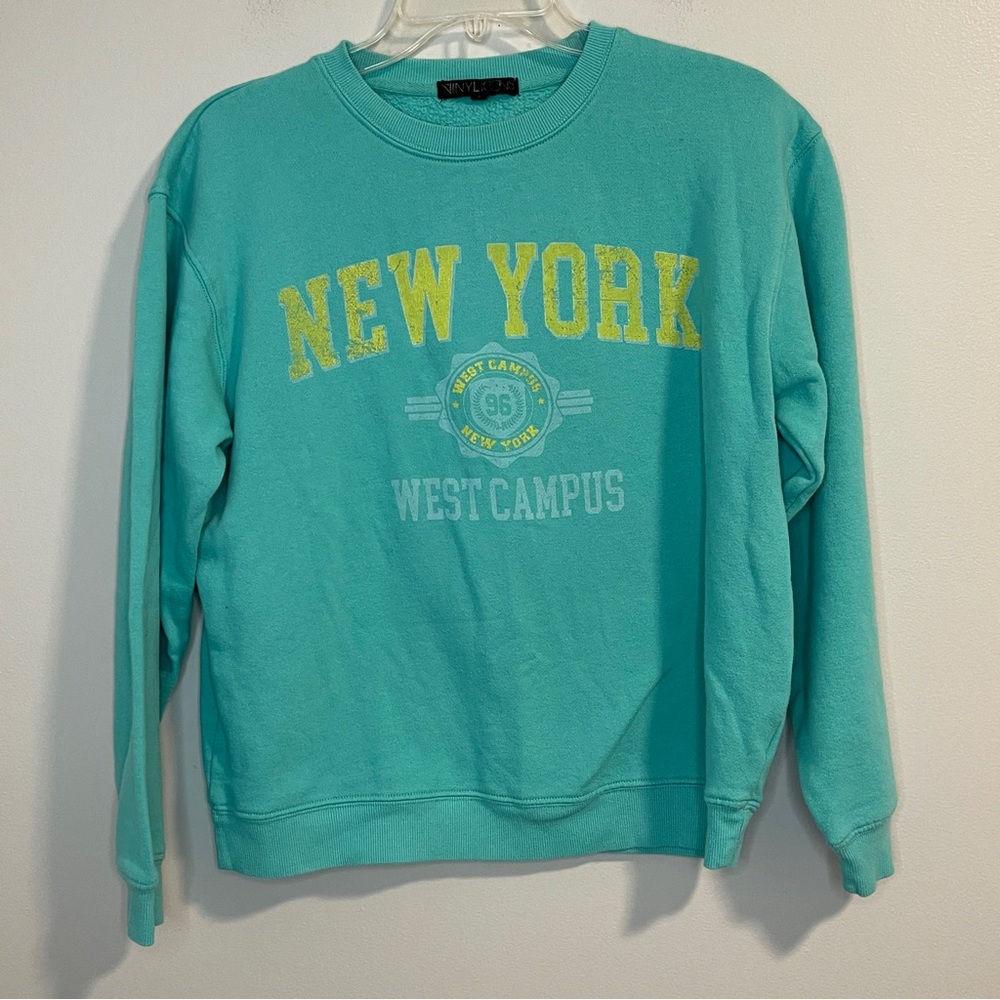 Vinyl Icons New York Campus Crewneck Sweatshirt XS